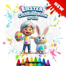 Easter Coloring Book for Kids