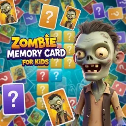 Zombie Memory Card for Kids